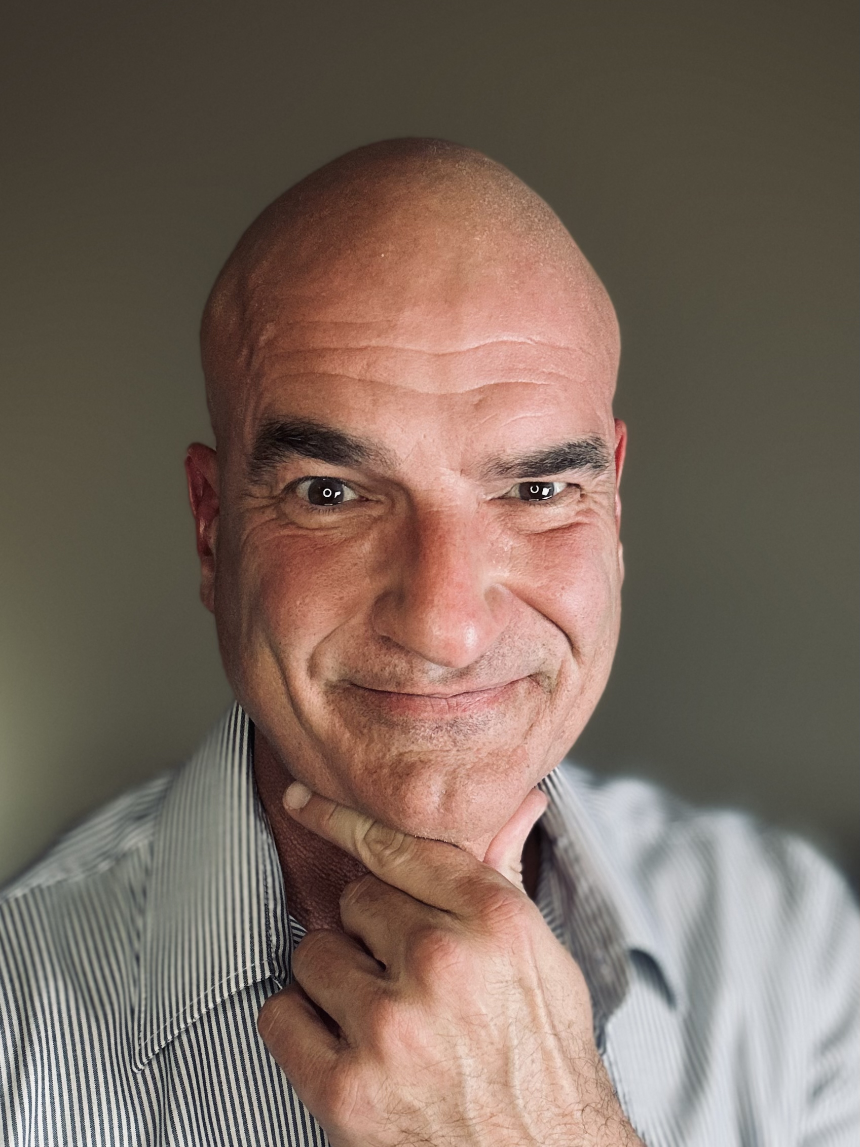 Matt Beeson with a scheming expression on his face